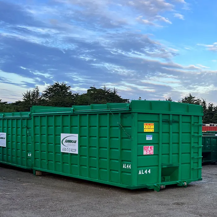 Caja de escombros para gestión de residuos de construcción